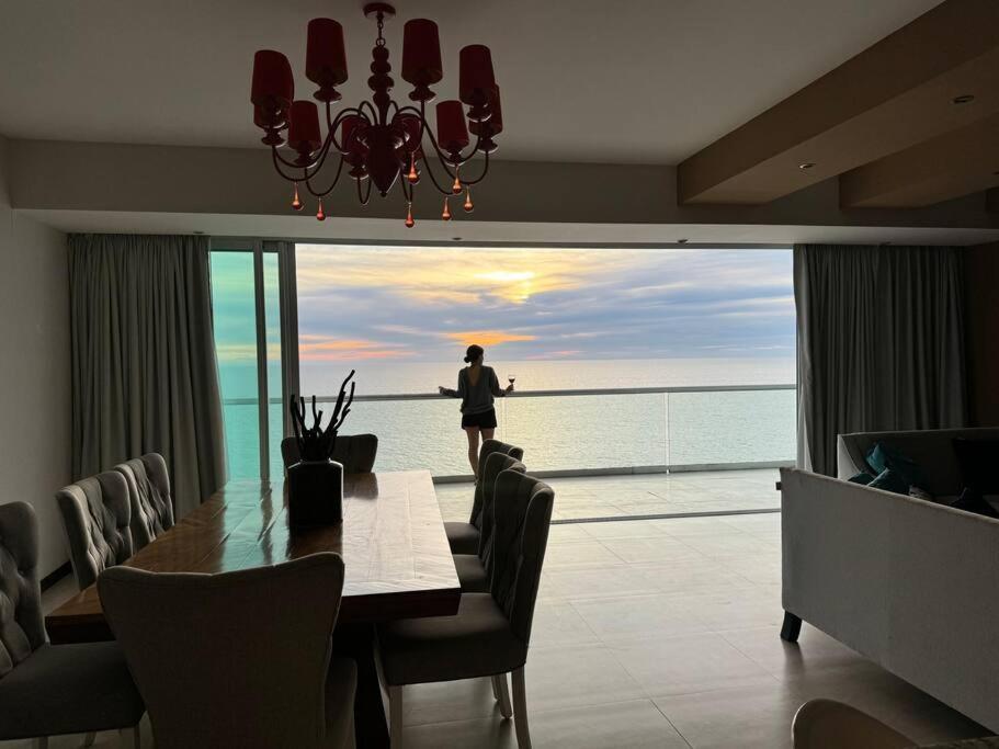 Апартаменти Departamento De Lujo Vista Al Mar Piso 15 Мазатлан Екстер'єр фото